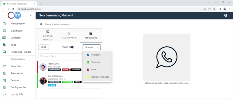 Plataforma de Multi-Atendimento